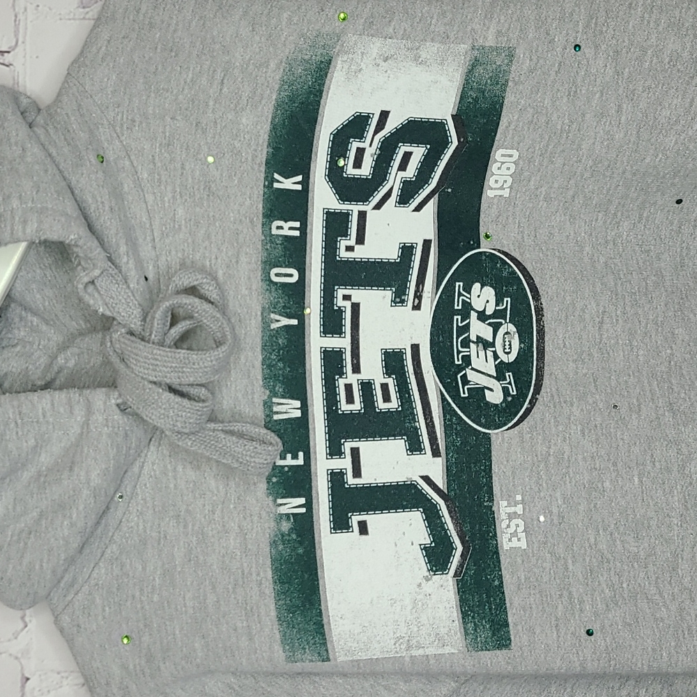 New York Jets Crop Hoodie - Picture 4 of 7